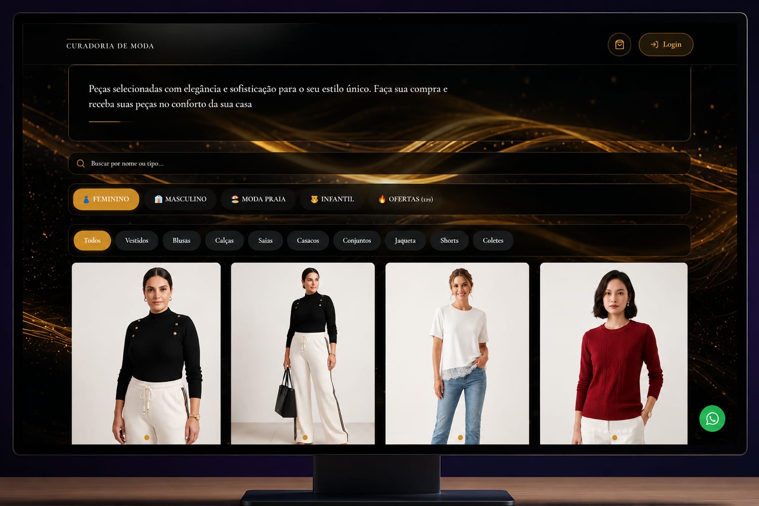 Espaço Léia Machado — boutique digital com curadoria de moda